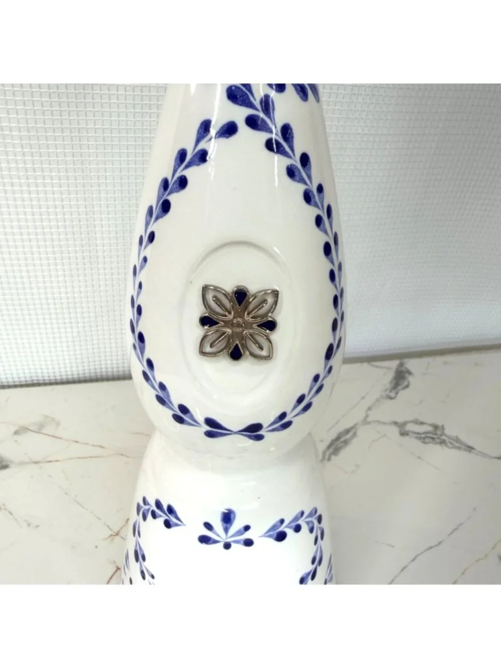 Clase Azul iconic hand painted Tequila bottle, EMPTY, ceramic, collectible